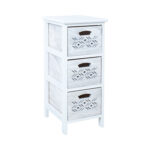 Kummut MIHKLI 3-sahtliga 26x32x63cm, valge