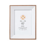 Pildiraam DECOR, 10x15cm, valge/puit