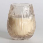 Lõhnaküünal klaasis NATURE GREEN H10,8cm, French Pear & Freesia