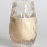 Lõhnaküünal klaasis NATURE GREEN H13,5cm, French Pear & Freesia