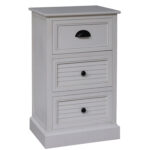 Kummut MELDON 45x35xH75.5cm, valge