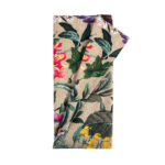 Linik AMAZONIA 43x116cm, lilled bee˛il põhjal, 100%puuvill, kangas 248