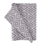 Linik HOLLY OUTDOOR 43x116cm, hallid rombid, 100% akrüül, kangas 351