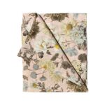 Laudlina LONETA NEW 136x220cm, roosa krüsanteem, 50% polüester, 50% puuvill, kangas 473