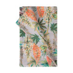 Laudlina LONETA NEW 136x220cm, lilled ja konnad, 50% polüester, 50% puuvill, kangas 484