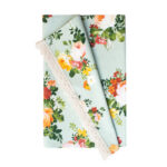 Linik SUMMER FLOWER pitsiga, 45x116 cm, lilleline, 20% polüester, 80% puuvill, kangas 429