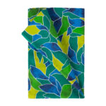 Laudlina LONETA NEW 136x220cm, rohelised lehed, 50% polüester, 50% puuvill, kangas 481