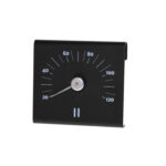 Sauna termomeeter RENTO BLACK, 15 × 14 × 3 cm
