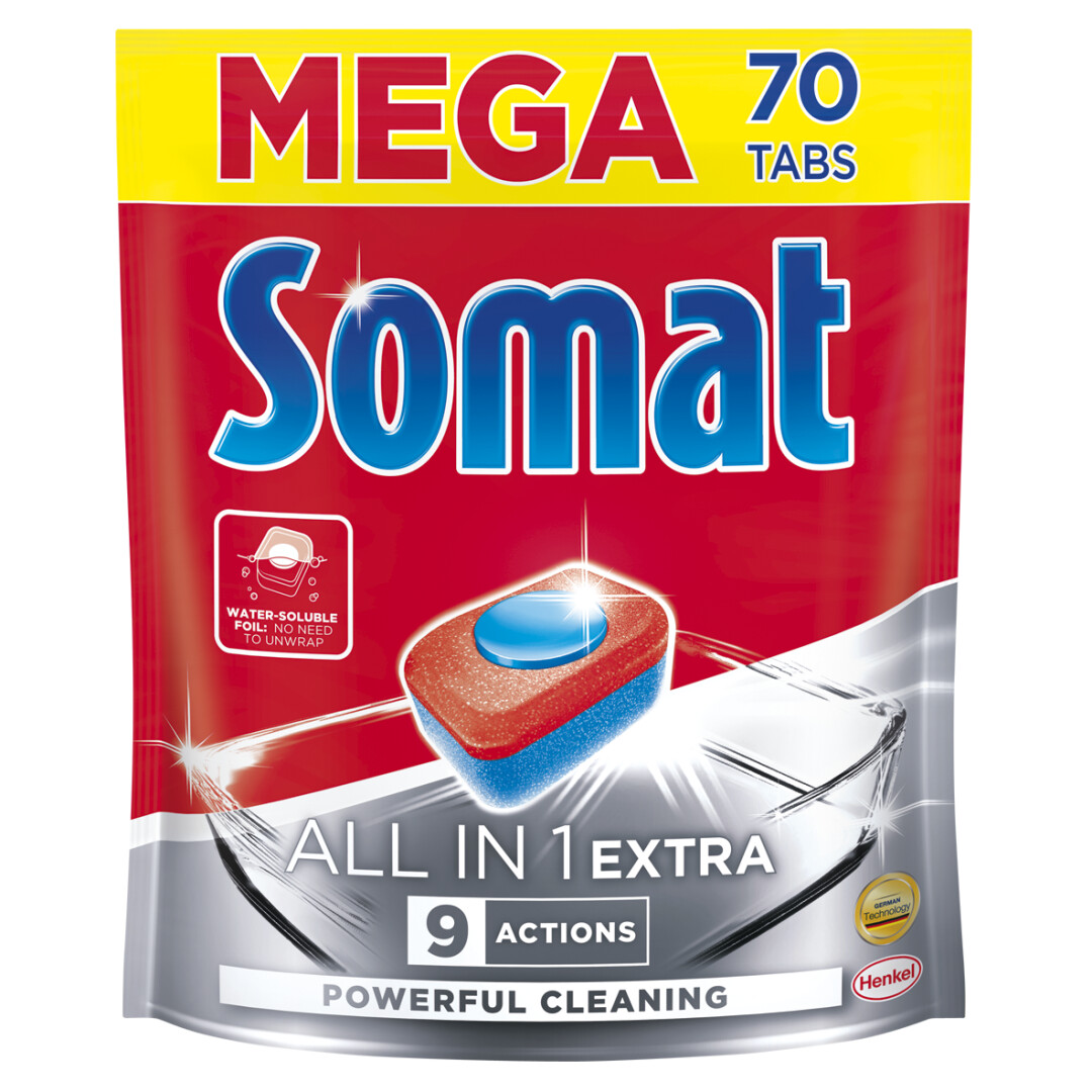 noudepesumasina_tabletid_somat_all_in_1_extra_76tk_pakis-6 Nõudepesumasina tabletid SOMAT All-in-One Extra 75tk - Image 1