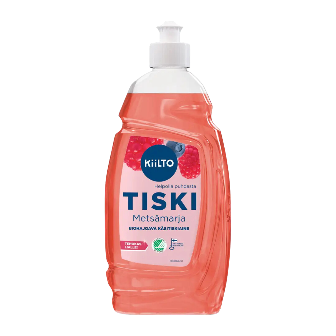 noudepesuvahend_kiilto_metsamarja_500ml-4 Nõudepesuvahend KIILTO metsamarja 500ml 100% biolagunev - Image 1