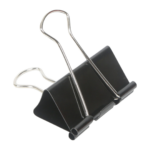 Paberiklamber 15mm must 12tk karbis