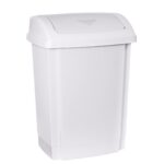 Prügikast 25L liikuva kaanega SWING valge