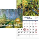 Seinakalender Metsakalender 297x420mm, klamberköide 00323