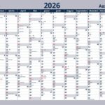 Seinakalender AASTAPLAAN 70x50cm 00336