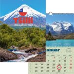 Seinakalender "Reisikalender TŠIILI" A3 00362