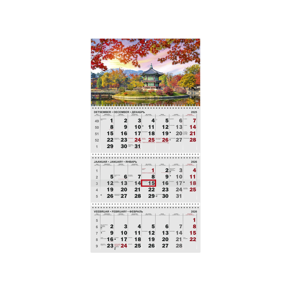 pakal59048-1 Seinakalender TRIO MAXI nr.1 2911220001 - Image 1