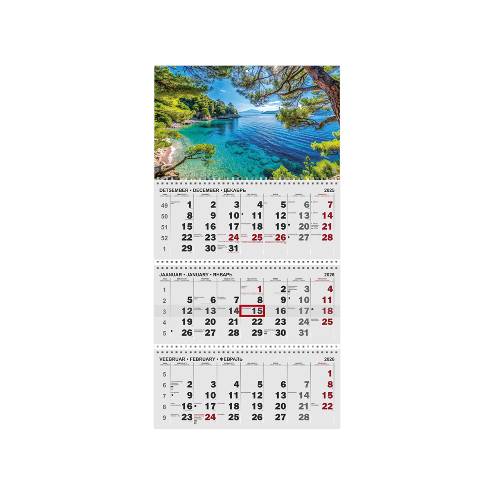 pakal59049-2 Seinakalender TRIO MAXI nr.2 2911220002 - Image 1