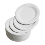 Papptaldrik 15cm valge 100tk pakis