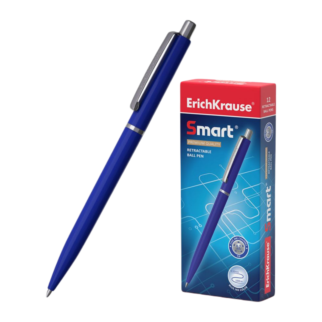 Pastapliiats mehaaniline ERICH KRAUSE Smart sinine metallist taskuklambriga - Image 1