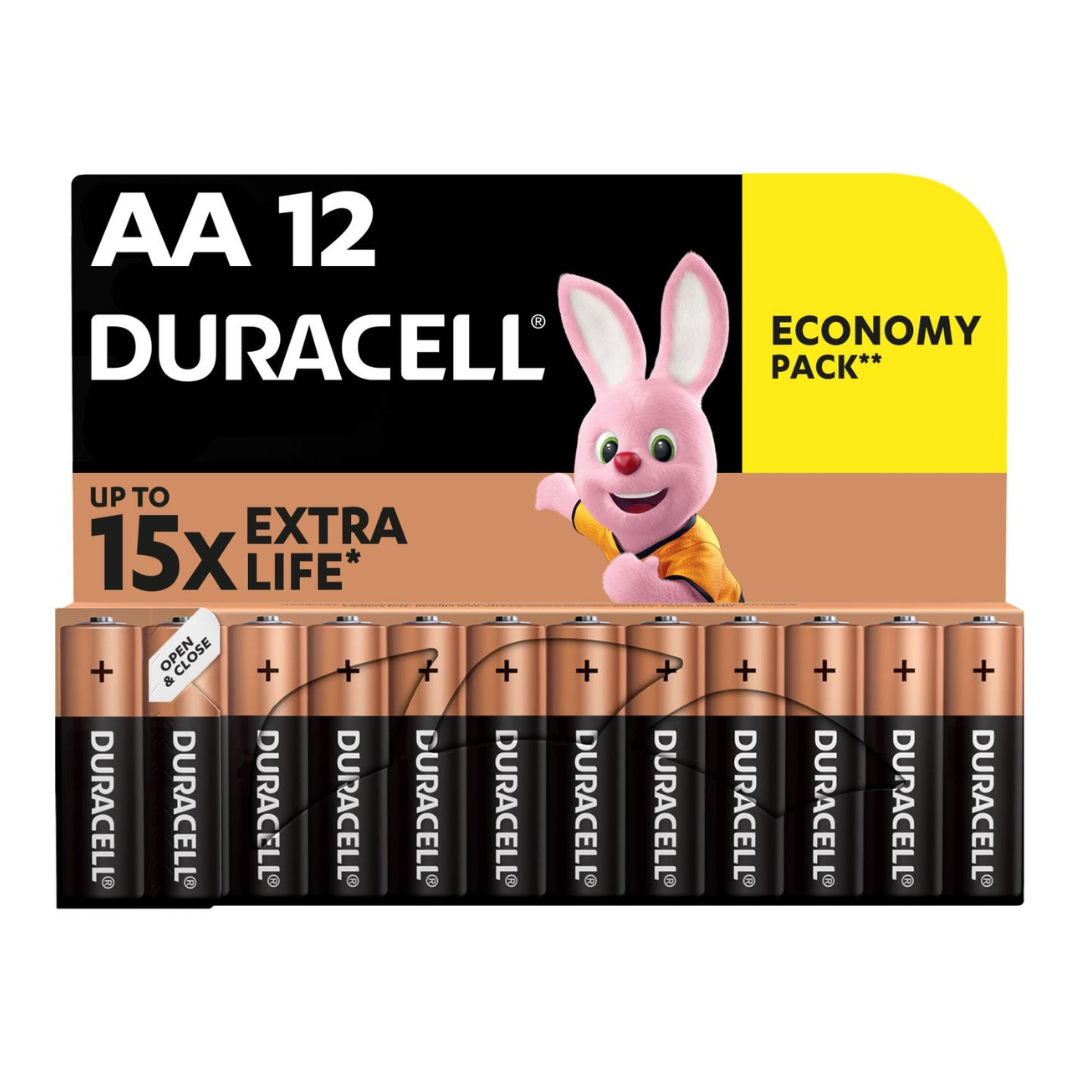 patareid_aa_duracell_basic_15v_12tk-54 Patareid AA DURACELL Alkaline LR6 1,5V 12tk - Image 1