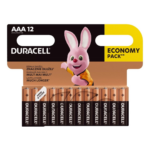 Patareid AAA DURACELL Alkaline 1,5V 12tk