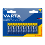 Patareid AAA VARTA LongLife Power 12tk