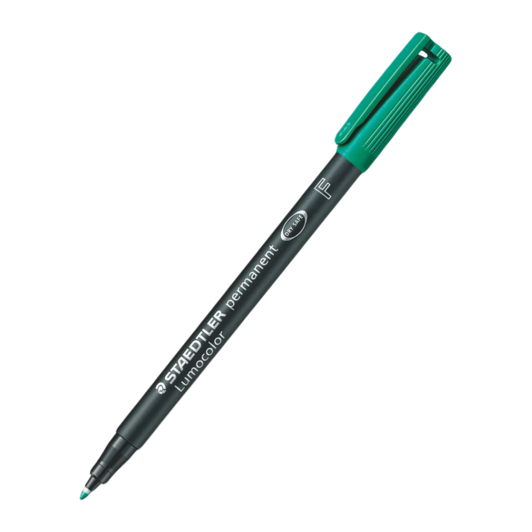 Permamentne marker OHP STAEDTLER Lumocolor 317 M 1,0mm roheline - Pilt 1