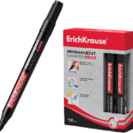 Permanentne marker ERICH KRAUSE P-200 0.8-2.2mm koonilise otsaga must