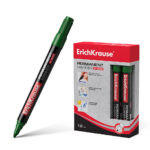 Permanentne marker ERICH KRAUSE P-200 0.8-2.2mm koonilise otsaga roheline