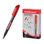 Permanentne marker ERICH KRAUSE P-70 (M) 1.0mm koonilise otsaga punane