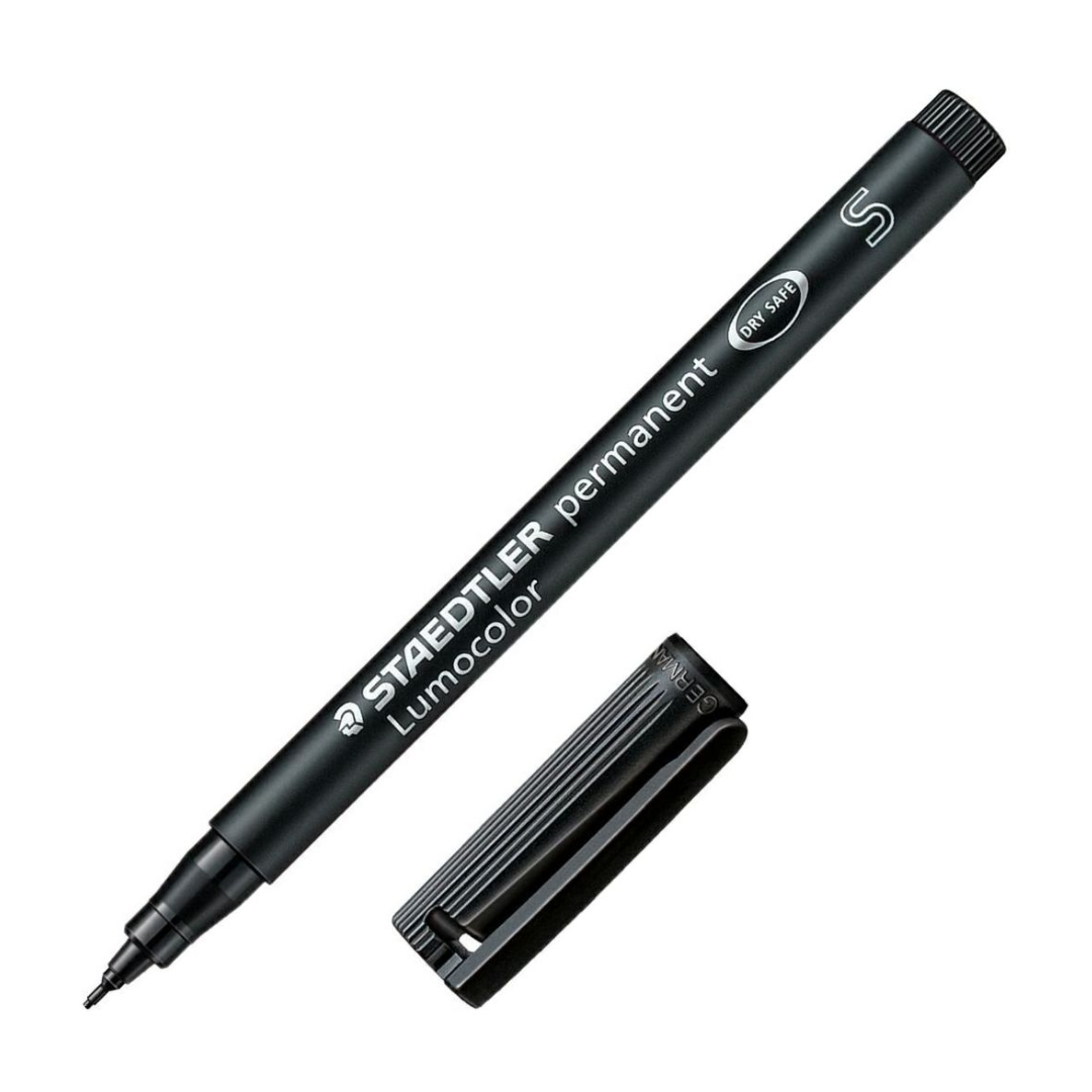 Permanentne marker OHP STAEDTLER Lumocolor 313 S 0,4mm must - Pilt 1