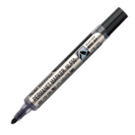 Permanentne marker PENTEL NLF50 koonilise otsaga 2-4,5mm must