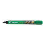 Permanentne marker PILOT 400 lõigatud otsaga 4mm roheline