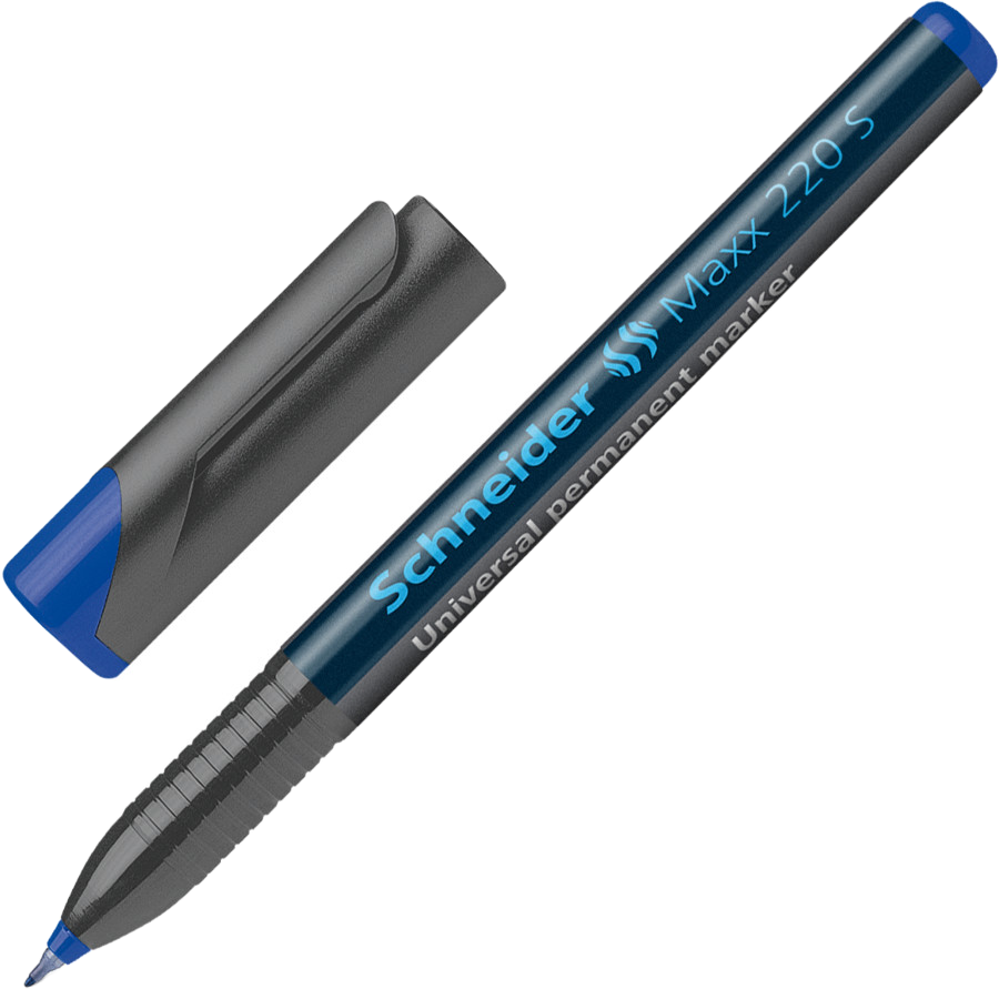Permanentne marker SCHNEIDER Maxx 220 S/0,4mm sinine - Pilt 1