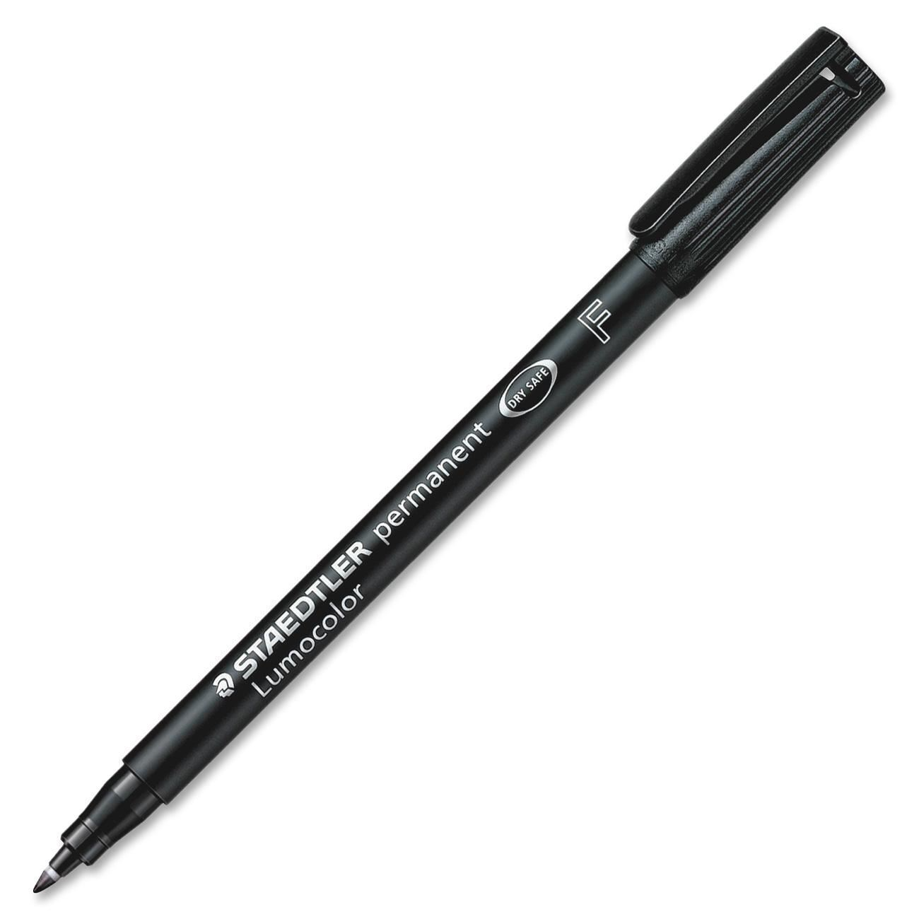 Permanentne marker OHP STAEDTLER Lumocolor 318 F 0,6mm must - Image 1