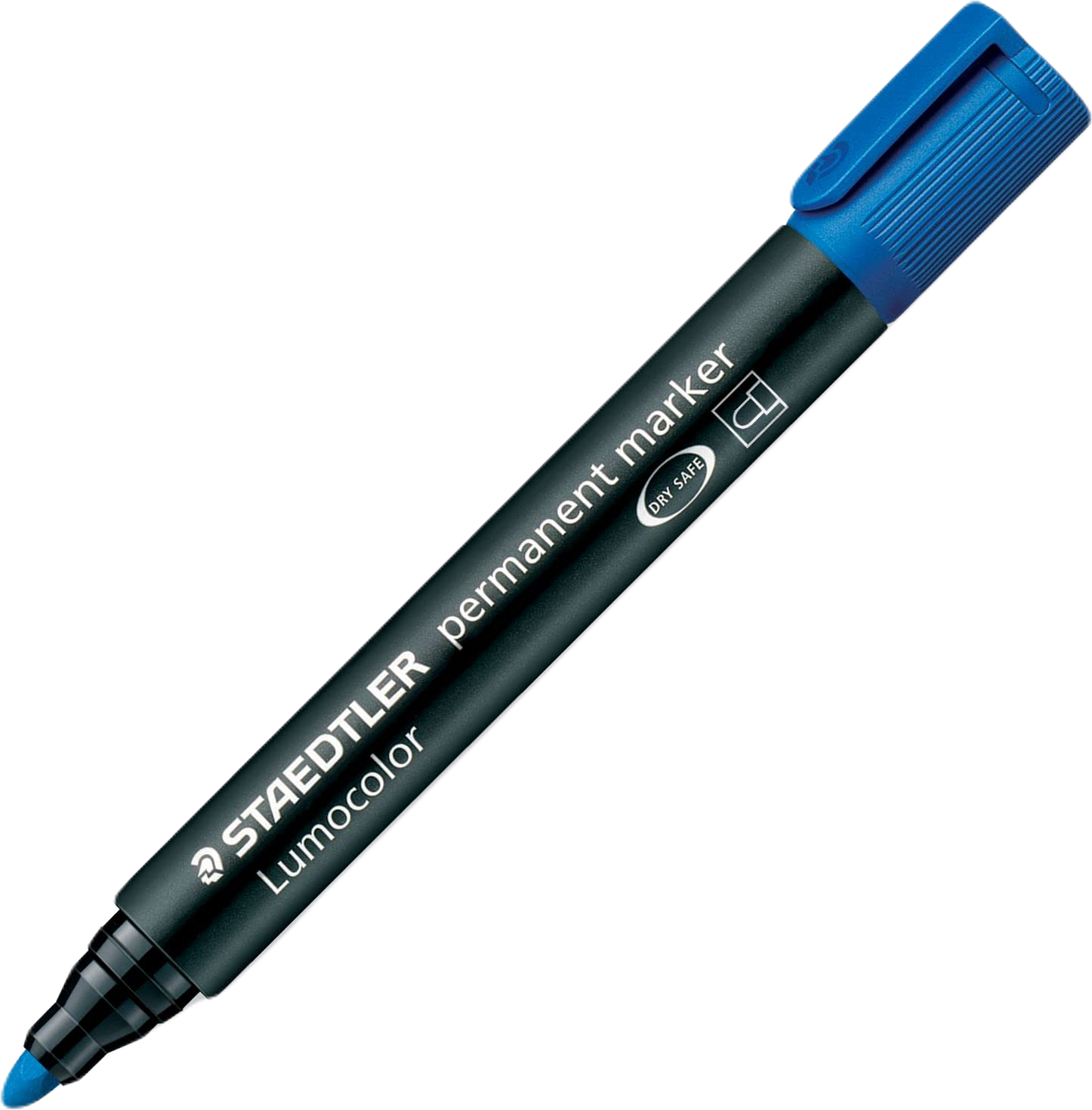 Permanentne marker STAEDTLER Lumocolor 352 koonilise otsaga 2,0mm sinine - Pilt 1