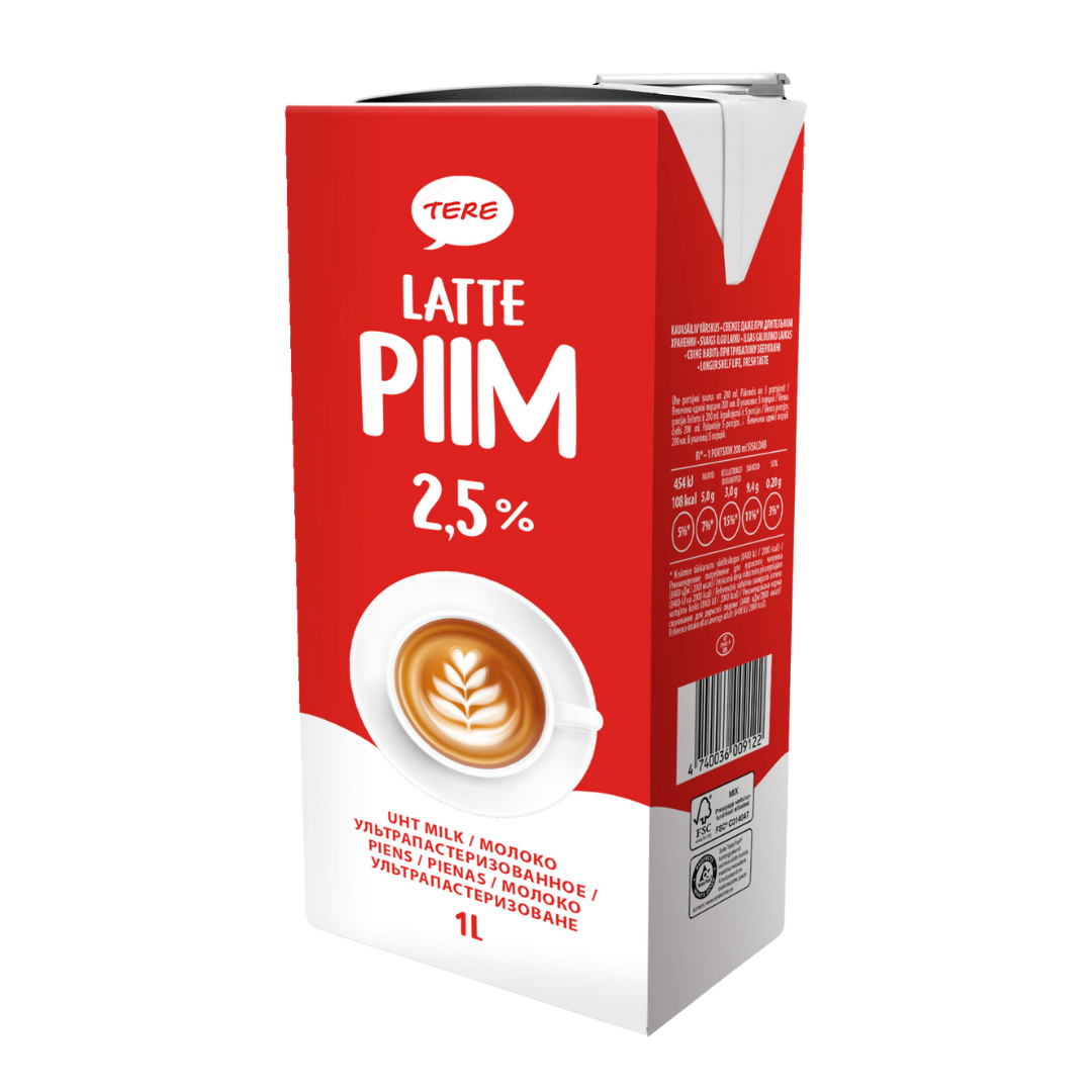 piim_tere_latte_25_korgkuumutatud_uht_1l_2-108 Piim TERE Latte 2,5% kõrgkuumutatud UHT 1L - Pilt 1