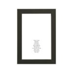 Pildiraam 15x20cm NINA Black MDF must raam