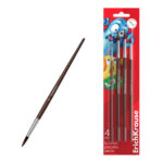 Pintslite komplekt ERICH KRAUSE Jolly Friends ümar poni 2/3/4/5