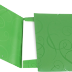 Plastmapp kummiga FORPUS Barocco A4 laimiroheline