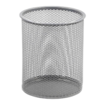 Pliiatsitops metallist ümmargune hõbedane FOROFIS