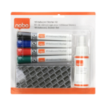 Puhastuskomplekt valgetele tahvlitele NOBO Cleaning Kit
