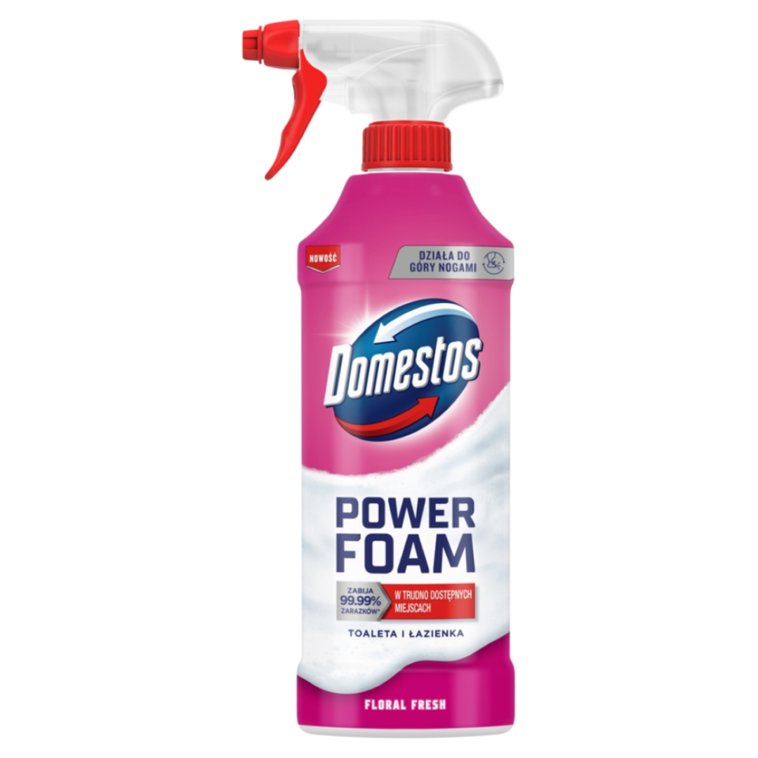 puhastusvaht_domestos_power_foam_floral_fresh_435ml_1-5 Puhastusvaht DOMESTOS Power Foam Floral Fresh 435ml - Image 1