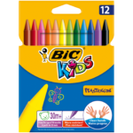Rasvakriit BIC Plastidecor 12 värvi