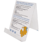 Reklaamalus lauale taskuga A4 (BOT)
