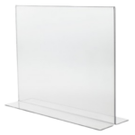 Reklaamalus lauale kahepoolne A4 T-jalal horisontaalne