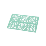 Šabloon LINEX tähestik 8530 30mm