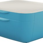Sahtliboks lauale LEITZ Cosy 2-sahtlit sinine