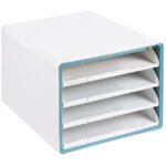 Sahtliboks lauale YELLOW ONE 4 sahtliga helesinine