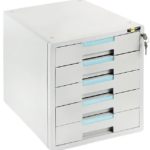 Sahtliboks lauale YELLOW ONE 5 sahtliga lukustatav hall